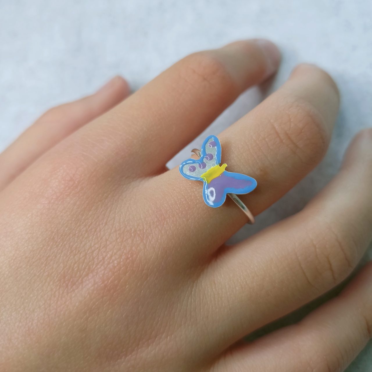 Ασημένιο δαχτυλίδι Πεταλούδα 3 Παιδικό δαχτυλίδι Πεταλούδα! alt=''Χειροποίητο παιδικό δαχτυλίδι'' alt=''handmade children ring'' alt=''παιδικό κόσμημα'' alt=''children jewelry'' alt=''χειροποίητα κοσμήματα'' alt=''handmade jewelry'' alt=''κοσμήματα'' alt=''jewelry'