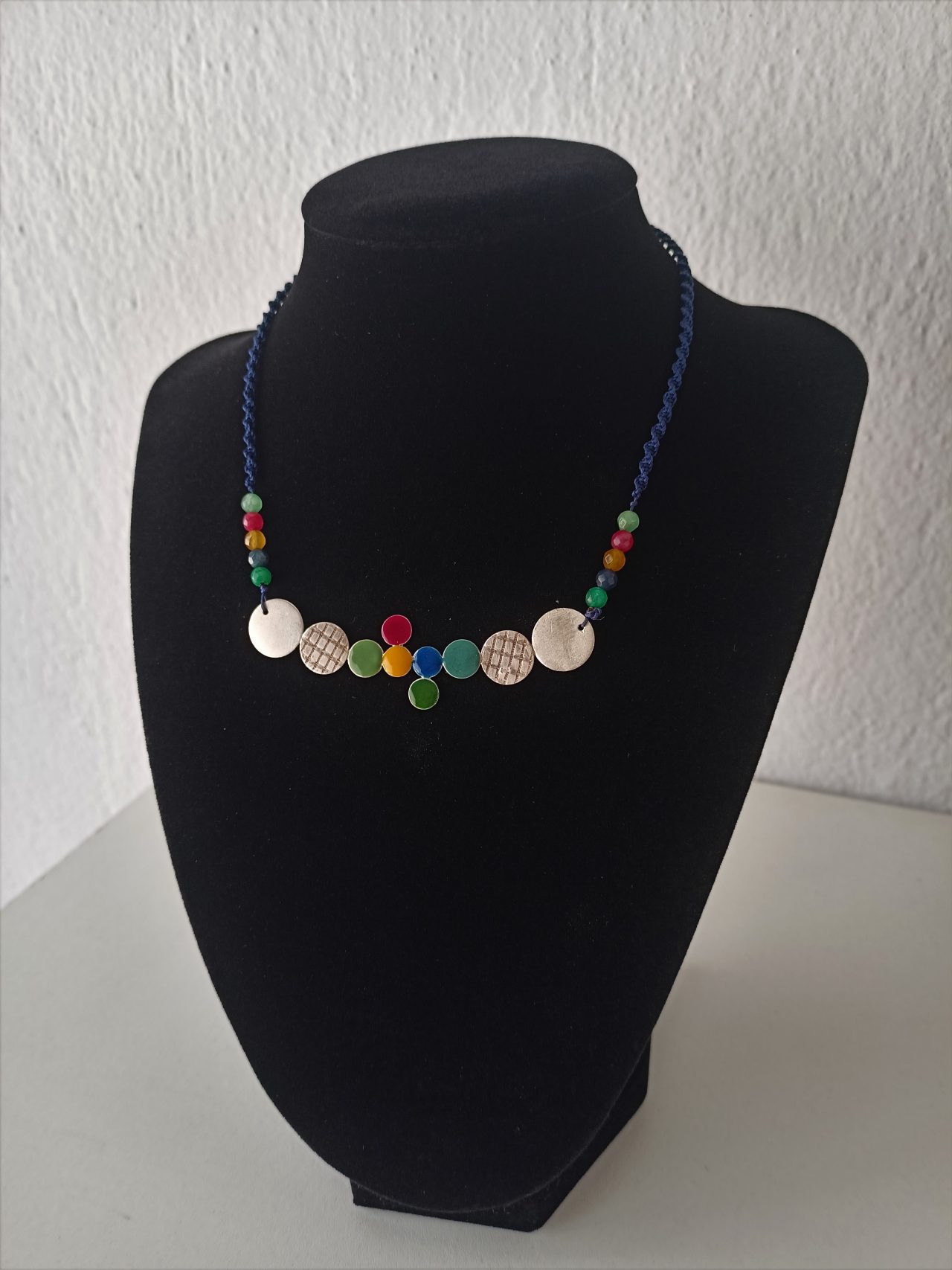 Ασημένιο 925 κολιέ Ερατώ!alt=''Χειροποίητο Κολιέ'' alt=''handmade necklaces'' alt=''γυναικείο κόσμημα'' alt=''woman jewelry'' alt=''χειροποίητα κοσμήματα'' alt=''handmade jewelry'' alt=''κοσμήματα'' alt=''jewelry''