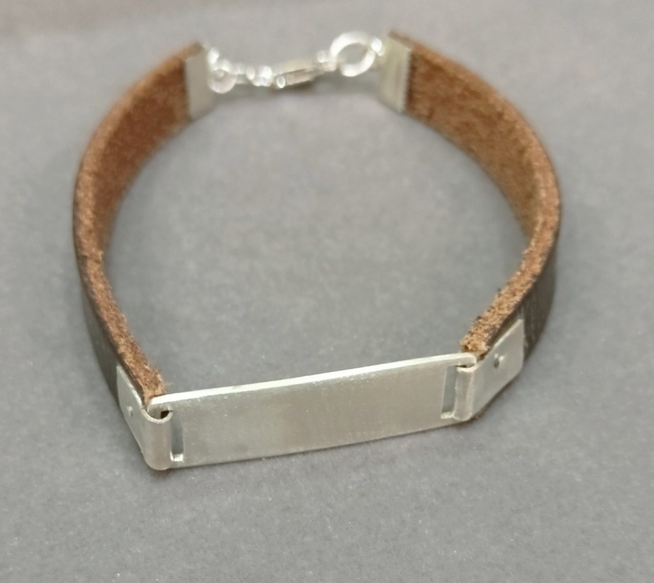 Silver ID Bracelet Hermis Made of 925 Silver 17 alt="Ασημένια Ταυτότητα Ερμής από Ασήμι 925"