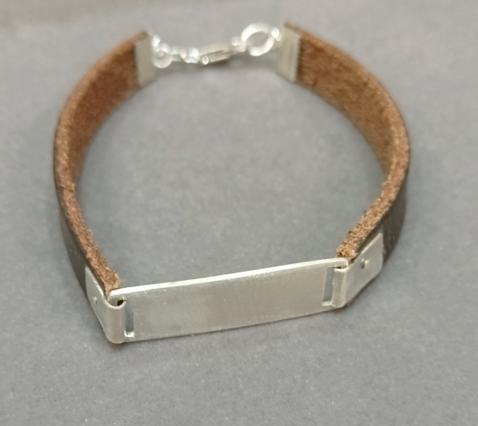 Silver ID Bracelet Hermis Made of 925 Silver 18 asimenia taytotita ermis 1