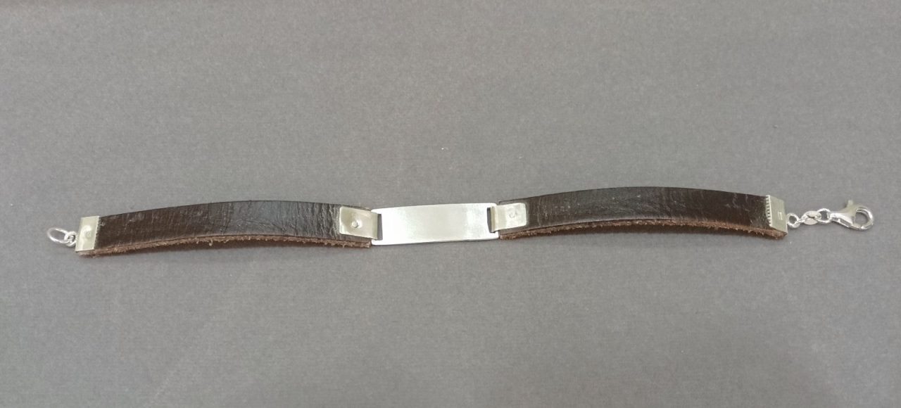 Silver ID Bracelet Hermis Made of 925 Silver 11 alt="Ασημένια Ταυτότητα Ερμής από Ασήμι 925"