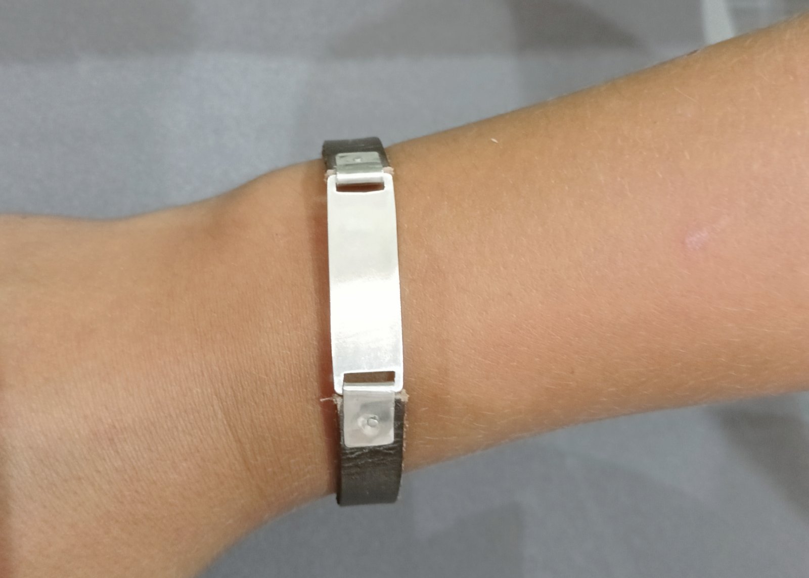 Silver ID Bracelet Hermis Made of 925 Silver 8 asimenia taytotita ermis 6