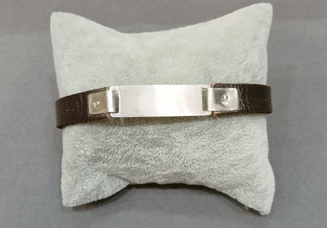 Silver ID Bracelet Hermis Made of 925 Silver 3 alt="Ασημένια Ταυτότητα Ερμής από Ασήμι 925"