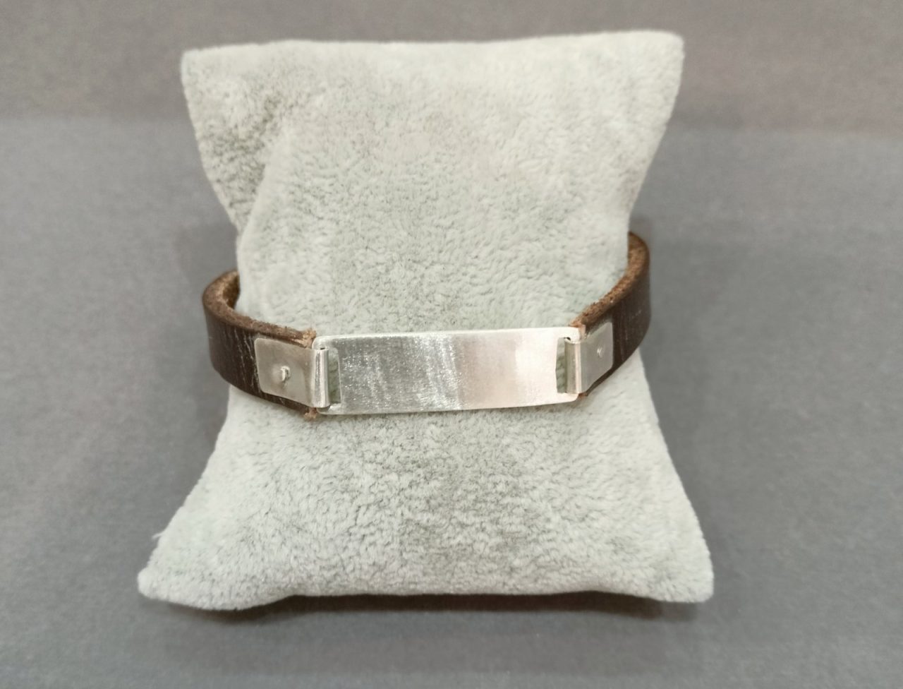 Silver ID Bracelet Hermis Made of 925 Silver 1 alt="Ασημένια Ταυτότητα Ερμής από Ασήμι 925"