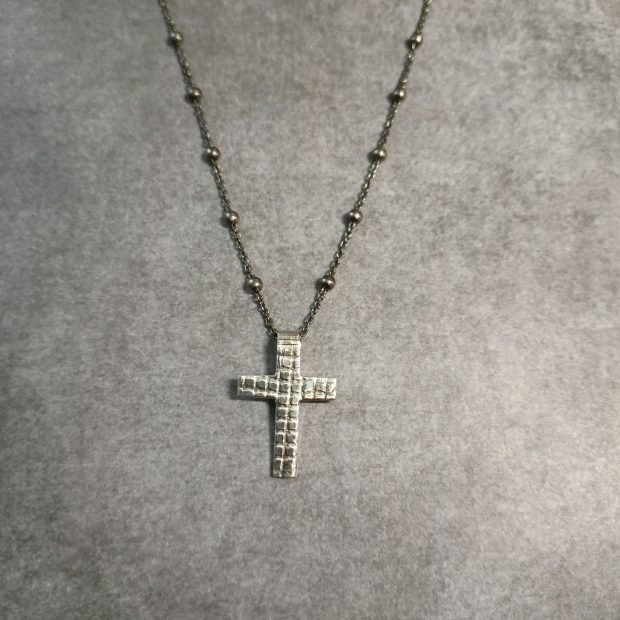 Ασημένιος σταυρός Ευδοξία! alt=''Χειροποίητος Σταυρός'' alt=''handmade Cross'' alt=''Γυναικείος Σταυρός'' alt=''woman Cross'' alt=''woman jewelry'' alt=''χειροποίητα κοσμήματα'' alt=''handmade jewelry'' alt=''κοσμήματα'' alt=''jewelry'
