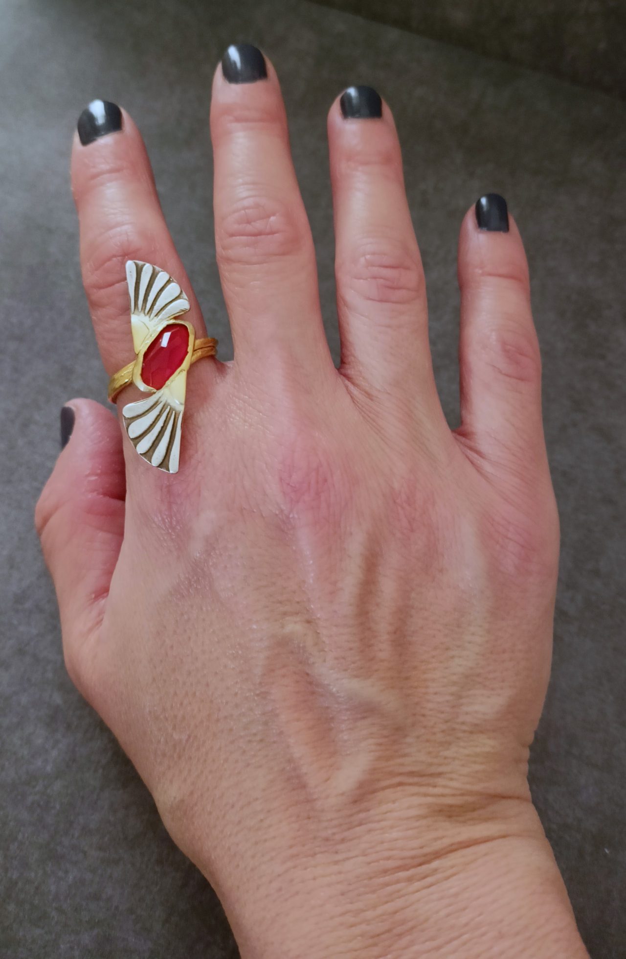 Ασημένιο 925 δαχτυλίδι Καλυψώ! alt=''Χειροποίητο Δαχτυλίδι'' alt=''handmade rings'' alt=''γυναικείο κόσμημα'' alt=''woman jewelry'' alt=''χειροποίητα κοσμήματα'' alt=''handmade jewelry'' alt=''κοσμήματα'' alt=''jewelry''