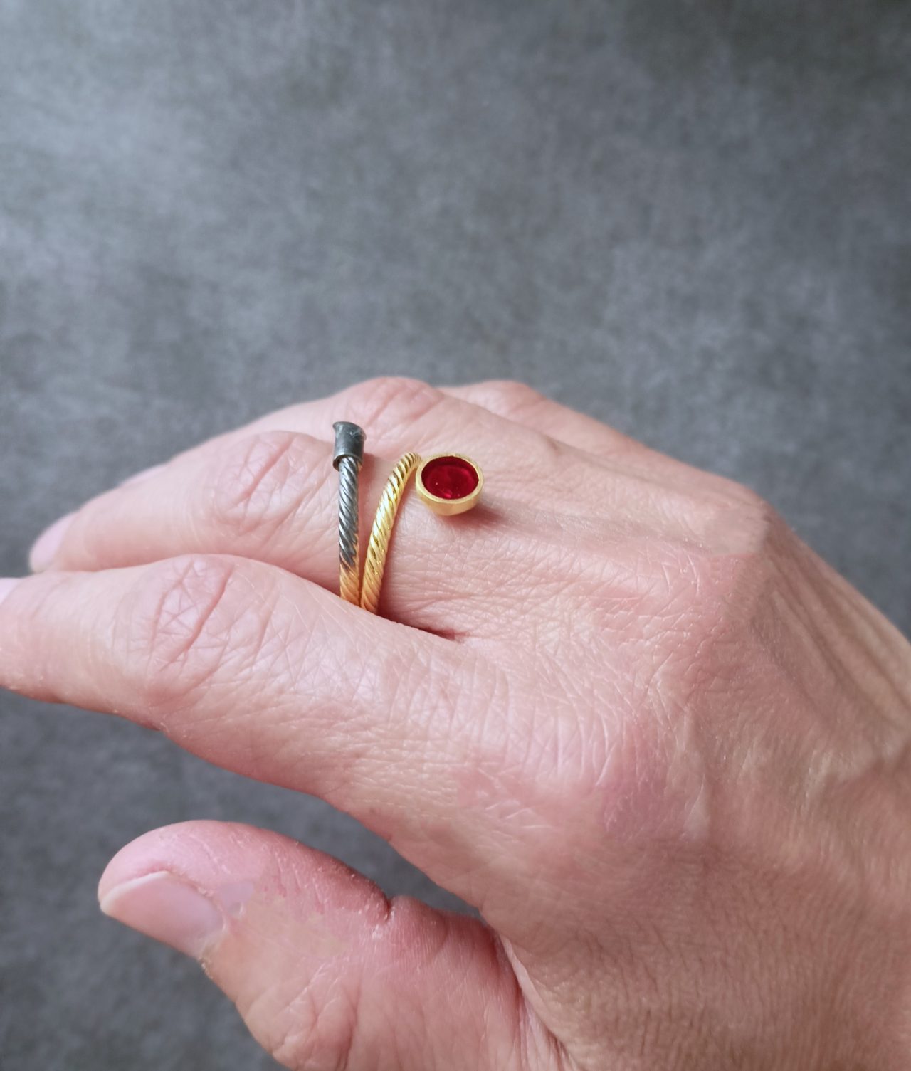 Επιχρυσωμένο δαχτυλίδι Ευρυνόμη! 3 Επιχρυσωμένο δαχτυλίδι Ευρυνόμη!alt=''Χειροποίητο Δαχτυλίδι'' alt=''handmade rings'' alt=''γυναικείο κόσμημα'' alt=''woman jewelry'' alt=''χειροποίητα κοσμήματα'' alt=''handmade jewelry'' alt=''κοσμήματα'' alt=''jewelry'