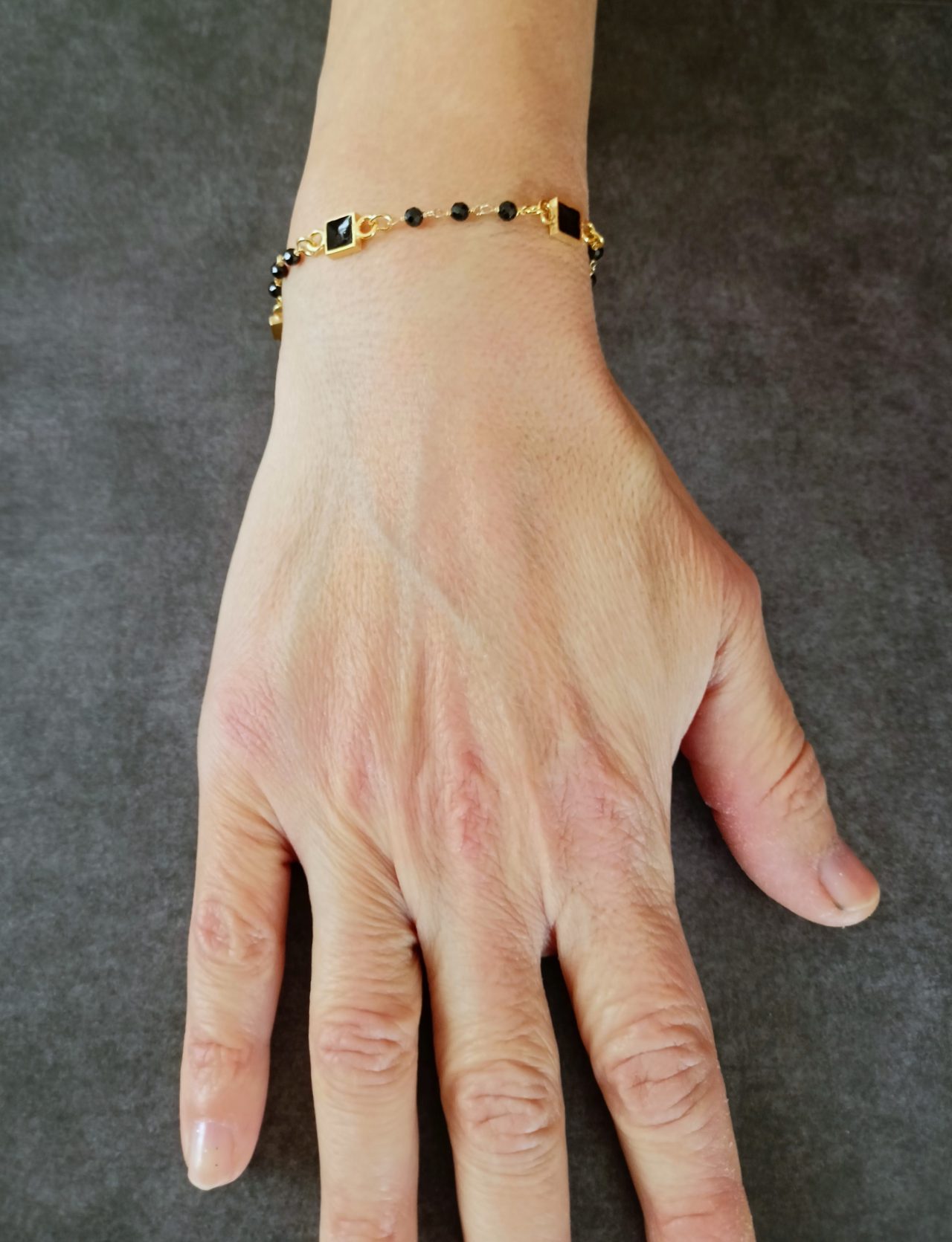 Gold Plated Bracelet Foivi! 3 Επιχρυσωμένο 925 βραχιόλι Αλεξάνδρα! alt=''Χειροποίητο βραχιόλι'' alt=''handmade Bracelet'' alt=''γυναικείο κόσμημα'' alt=''woman jewelry'' alt=''χειροποίητα κοσμήματα'' alt=''handmade jewelry'' alt=''κοσμήματα'' alt=''jewelry'