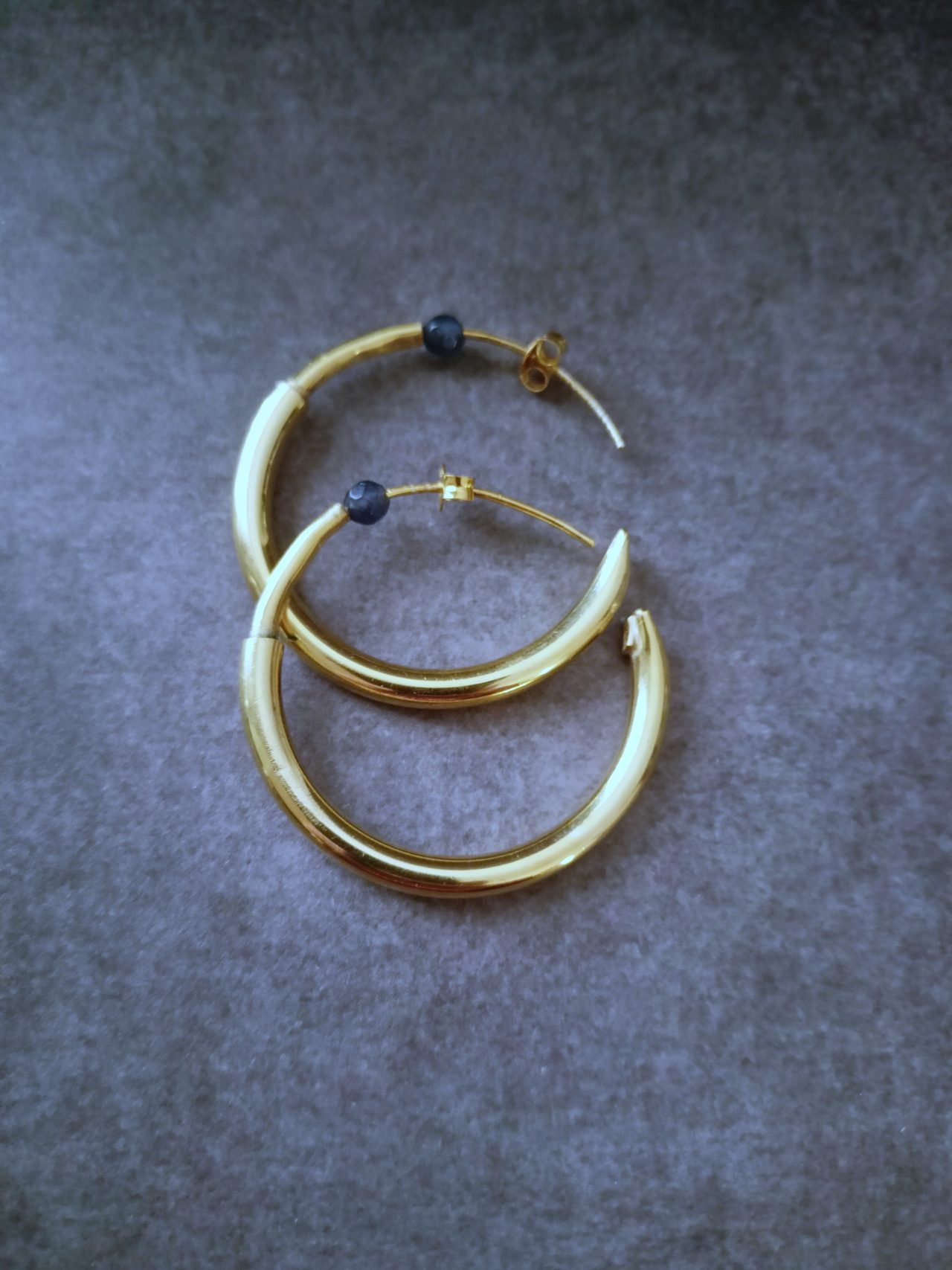Gold plated hoops Andriani! 7 Ασημένιοι 925 κρίκοι Ανδριανή alt=''χειροποίητα σκουλαρίκια'' alt=''handmade earrings'' alt=''γυναικείο κόσμημα'' alt=''woman jewelry'' alt=''χειροποίητα κοσμήματα'' alt=''handmade jewelry'' alt=''κοσμήματα'' alt=''jewelry''