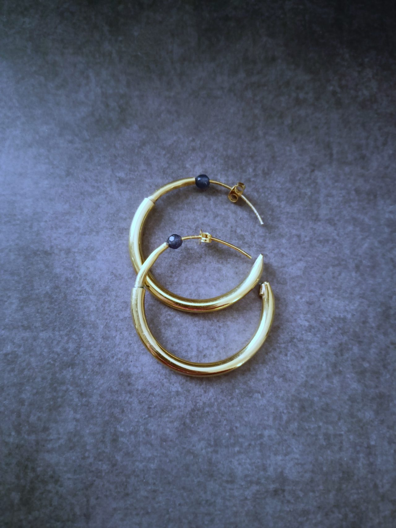 Gold plated hoops Andriani! 5 Ασημένιοι 925 κρίκοι Ανδριανή alt=''χειροποίητα σκουλαρίκια'' alt=''handmade earrings'' alt=''γυναικείο κόσμημα'' alt=''woman jewelry'' alt=''χειροποίητα κοσμήματα'' alt=''handmade jewelry'' alt=''κοσμήματα'' alt=''jewelry''