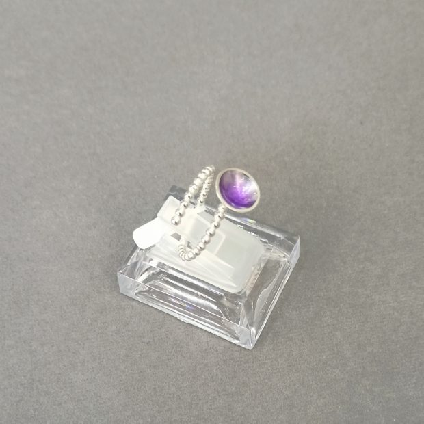 Ασημένιο 925 δαχτυλίδι Αίγλη με μωβ σμάλτο! alt=''Χειροποίητο Δαχτυλίδι'' alt=''handmade rings'' alt=''γυναικείο κόσμημα'' alt=''woman jewelry'' alt=''χειροποίητα κοσμήματα'' alt=''handmade jewelry'' alt=''κοσμήματα'' alt=''jewelry'